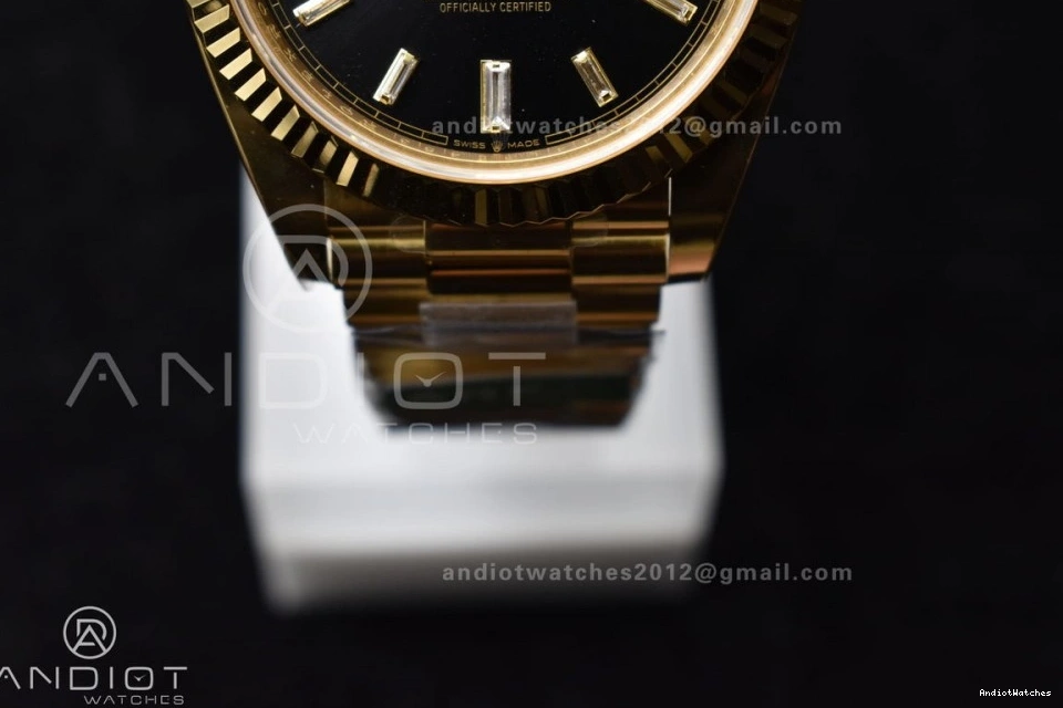 ARF Bracelet VR3255 President Black Weight) Crystal (Gain Best Date Day YG 1:1 Soft 228238 40 On Dial 656 Edition 0124